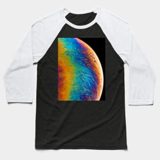 Moon Abstract Baseball T-Shirt